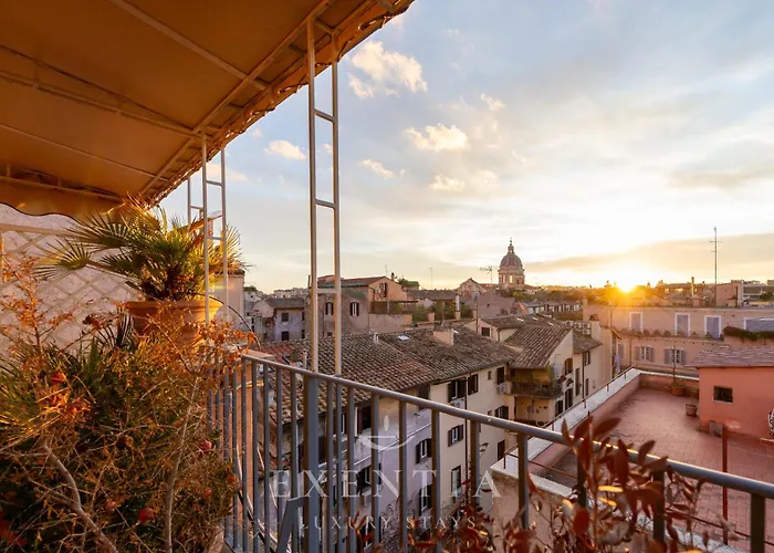 Spanish Steps Penthouse With Sunset Terrace Roma