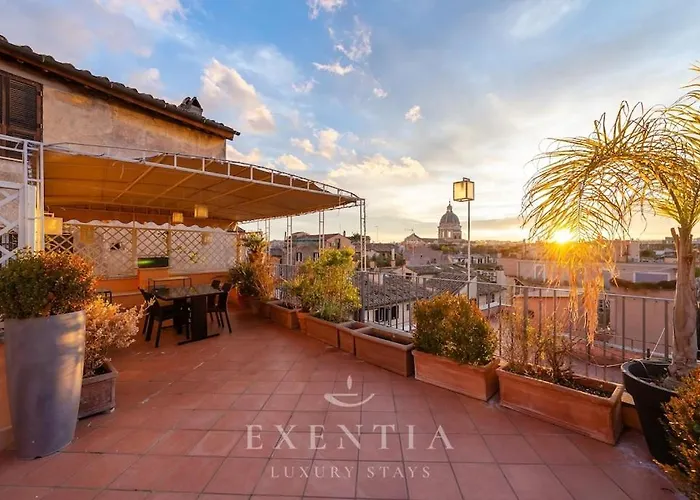 Spanish Steps Penthouse With Sunset Terrace