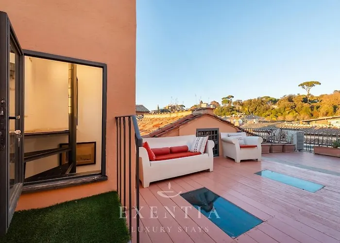 Spanish Steps Penthouse With Sunset Terrace Apartamento